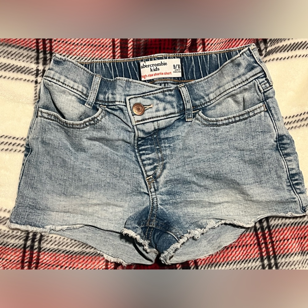 Abercrombie Kids High-Rise Shortie Shorts